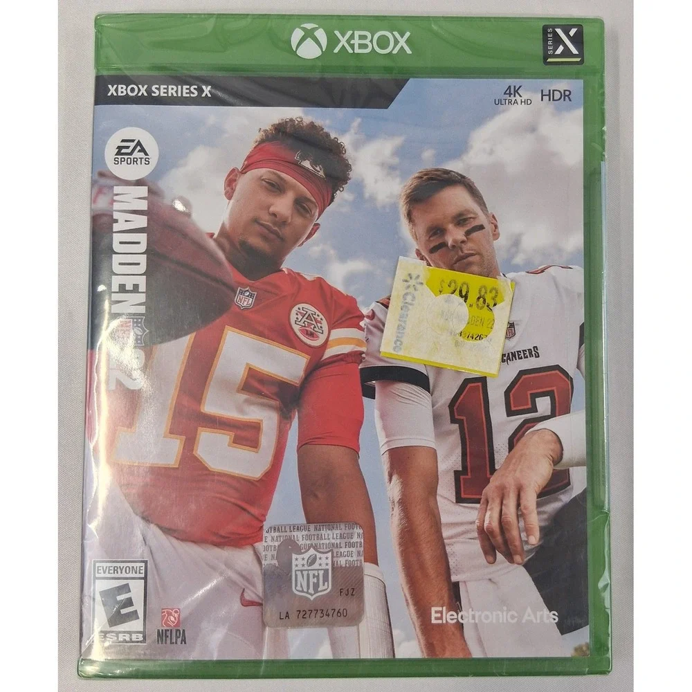 Madden NFL 22 Video Game for Xbox Series X 4K Ultra HD‎ HDR NEW